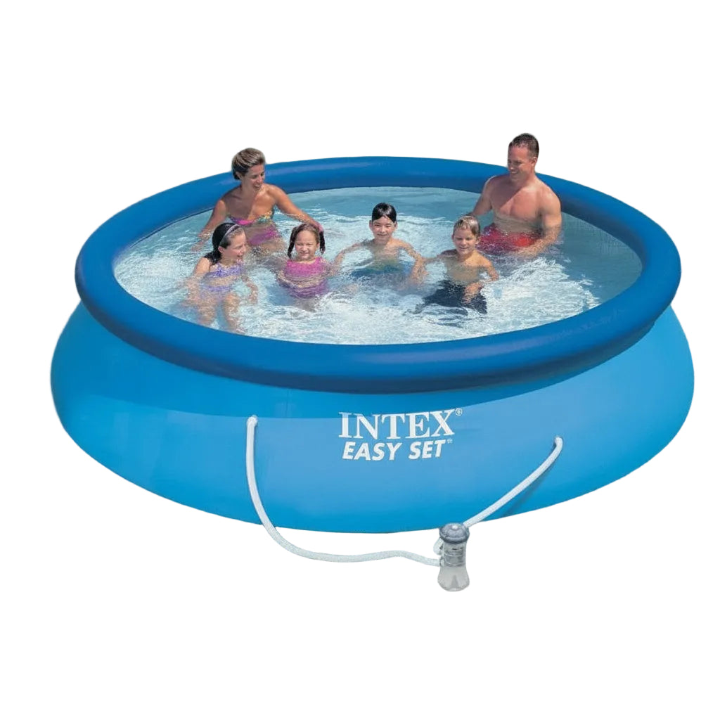 INTEX Easy Set Schwimmbecken mit Kartuschenfilterpumpe | 220-240V