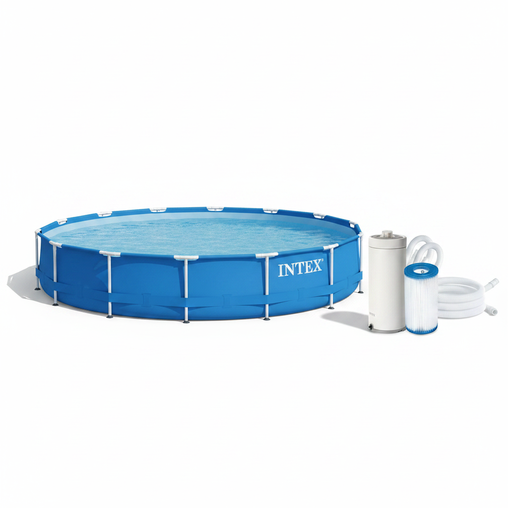 INTEX Metal Frame Pool mit Filterpumpe