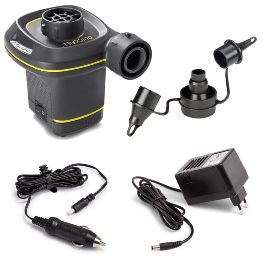 INTEX Tragbare Elektrische Luftpumpe Quick-Fill | 220–240V & 12V
